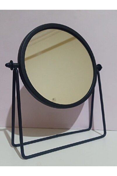 mifabrica Metal Mat Siyah Makyaj Aynası Döküm Mat Siyah Anneler Günü Hediyesi