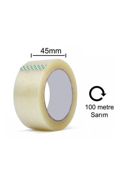 NO NAME 6 Pieces 100 Meters Acrylic Duct Tape 45mmx100 Mt Unbreakable Duct Tape Strong Duct Tape