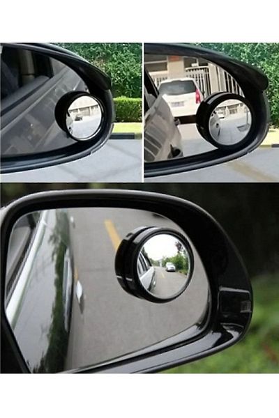 Ottoman Side Mirror Adhering to Round Mirror Parking Distance Zoomer Blind Spot Mirror 2 for All Vehicles