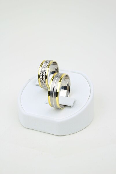 Gri Gümüş Romantik Zarafet Çemberi 925 Ayar Gümüş Alyans, Nişan ve Söz Yüzüğü