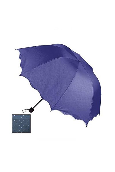 BAMTEBİ Rubenis Çanta Boy Manuel Unisex Chery Yarasa Model Benekli Yağmur Şem...