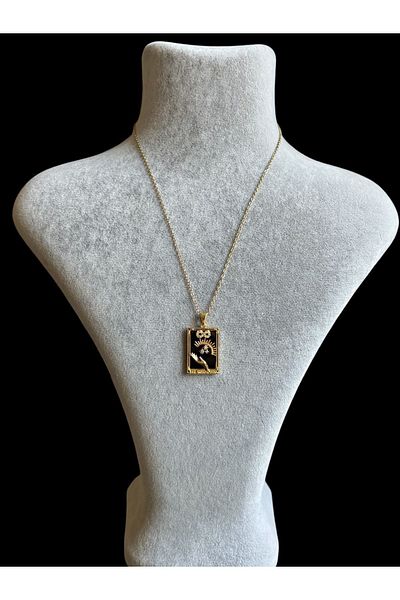 Novachic The Magician Gold Tarot Steel Necklace
