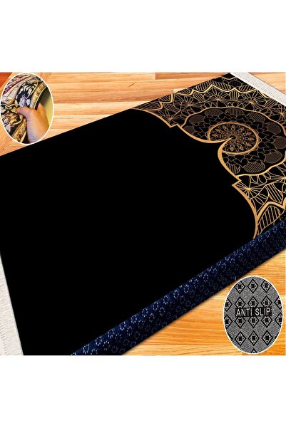 Carpetella 3cm Kalın Süngerli Yumuşak Seccade Diz Ağrıtmaz Çeyizlik Hediyelik Namazlık Katlanabilir