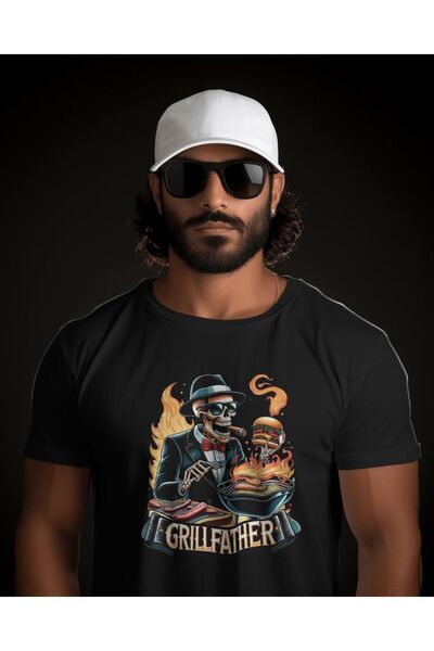 Hediyenza Tricou Ziua Tatălui Grill Father - Cadou de ziua tatălui