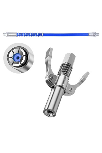 ADJ TRADE Yeni Nesil Mandallı Gres Pompa Ucu Ve 30cm Hortum