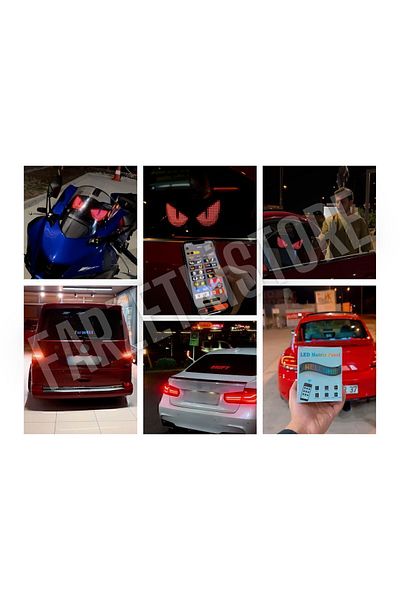 Matrix Large Size Led Panel - Adhesive to Glass, Phone Control, Led Screen
