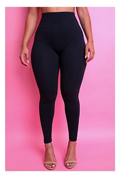 Fit & Fit Tayt Extra High Waist Wide Waistband Enhancing Firming Black Steel Leggings