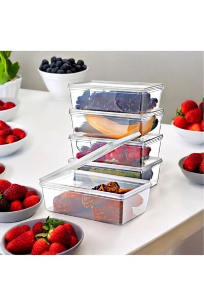 islandhome صندوق تخزين فواكه وخضروات مجمدة 10 قطع سعة 1 لتر