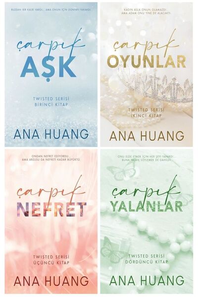 Martı Yayınları Twisted Serisi 4 Kitap Set - Ana Huang (Çarpık Aşk)