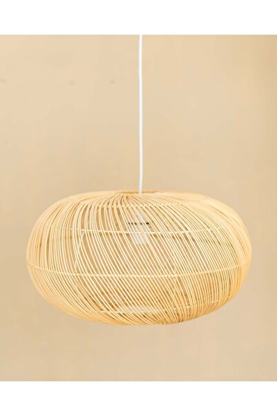 KaiHome Rattan/bambu Büyük Sarkıt Bohem Avize