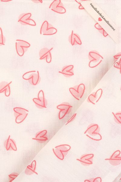 Soothe&Sleep Love Muslin Blanket - 100% Cotton, Organic Certified