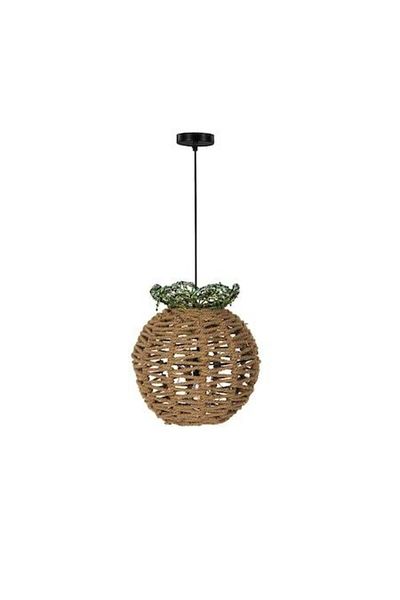 Vitale Rope Wooden Pendant Lamp Chandelier 1354