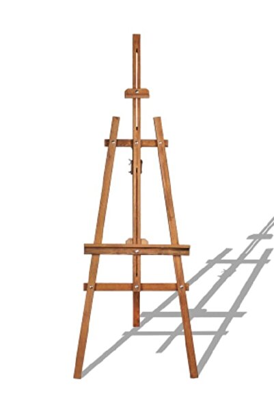 ÇANAKCI AHŞAP Resim Şövalesi Ressam Sehpası Ayarlanabilir Şövale Renkli 172 Cm