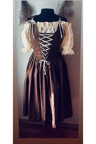 Asushvintage Rochie cu corset