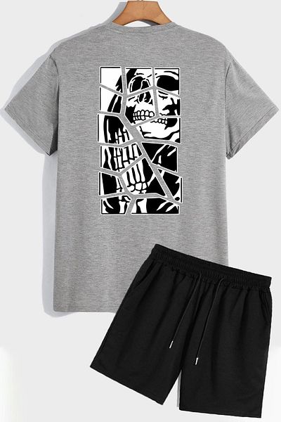 trendypassion Anime-Shorts-T-Shirt-Trainingsanzug-Set