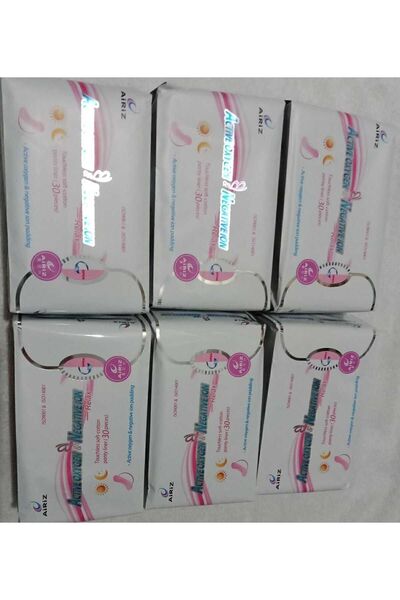 Airiz Dogal Içerikli Organik Ped 6 Paket Günlük