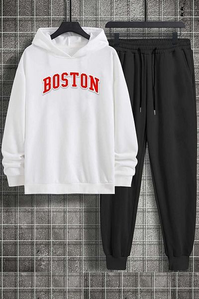 uyguntarz Σετ φόρμας Unisex Boston Printed