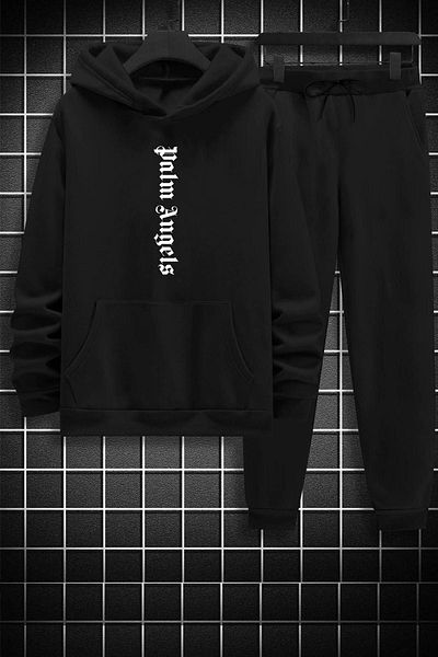 uyguntarz Unisex-Trainingsanzug-Set „Palm Angles“.