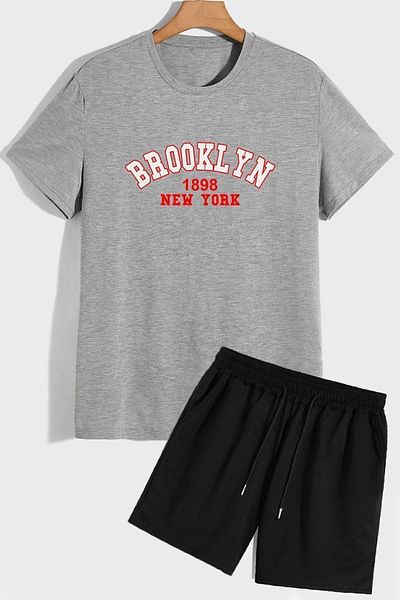 trendypassion Σετ αθλητικών μπλουζών Brooklyn Shorts