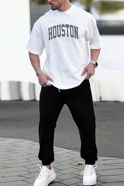 uyguntarz 2-teiliges Unisex-Trainingsanzug-Set „Houston“