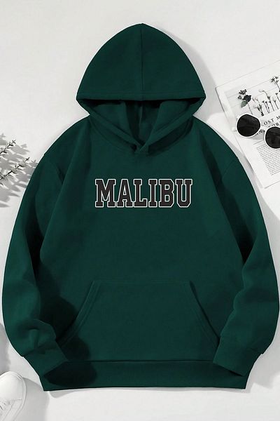 uyguntarz Malibu bedrucktes Unisex-Sweatshirt in Übergröße