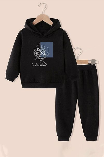 uyguntarz Σετ φόρμας για παιδιά Minimal Line Drawing