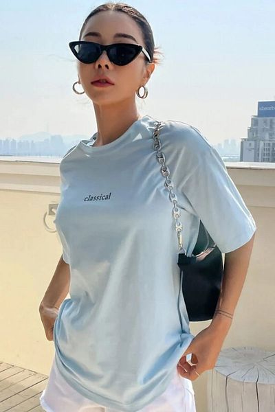 uyguntarz Μπλουζάκι Unisex Classical Printed Oversize