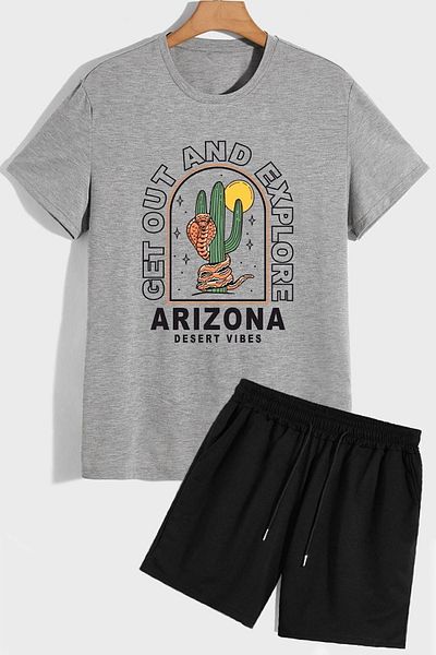trendypassion Σετ αθλητικής φόρμας Arizona Shorts T-shirt