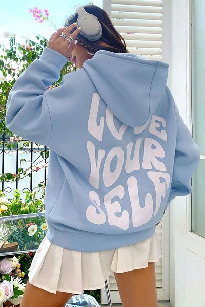 uyguntarz Φούτερ με στάμπα Unisex Love Never Fails Back