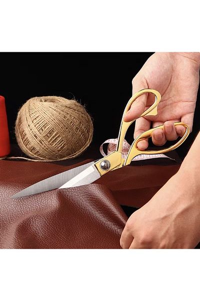 Kenpool Taksun Professional Tailor Scissors - Clothes Fabric Cutter and Sewing Accessory