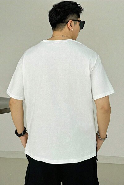 uyguntarz Ανδρικό μπλουζάκι New York Printed Oversize