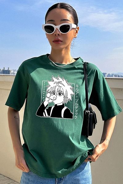 uyguntarz Μπλουζάκι Unisex Killua Zoldyck Printed