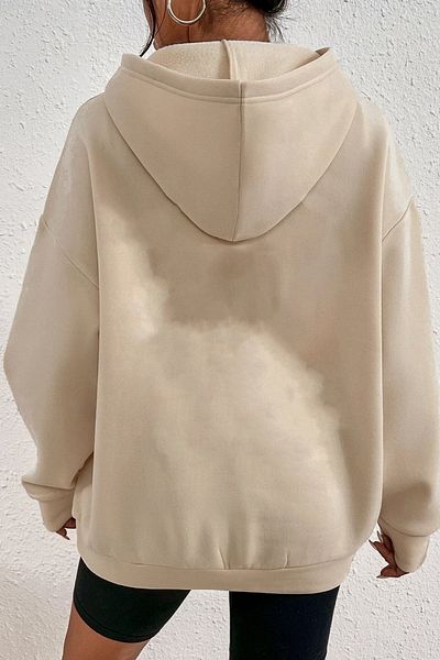 uyguntarz Φούτερ με στάμπα Unisex Oversize Hurry Up