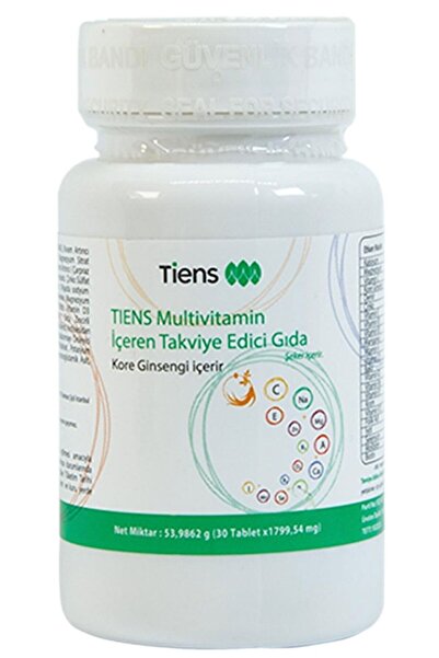 Tiens Multivitamin Içeren Takviye Edici Gıda 30 Tablet