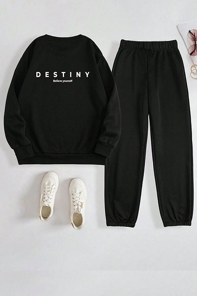 uyguntarz Σετ φόρμας Unisex Destiny Printed