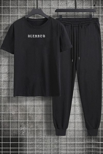 uyguntarz Σετ γυμναστικής 2 τεμαχίων Unisex Blesseb Printed