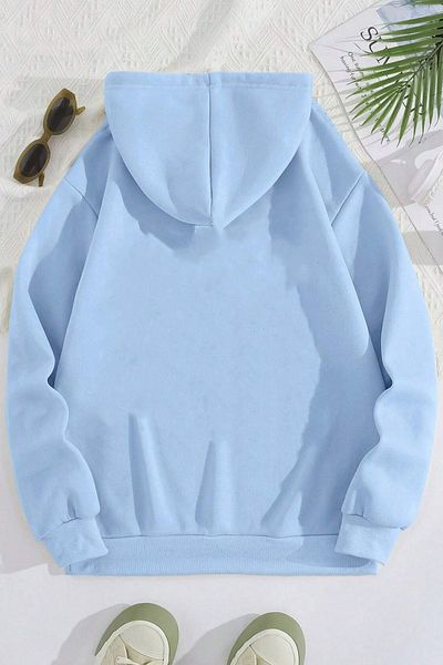 uyguntarz Unisex oversize mikina Malibu s potiskem