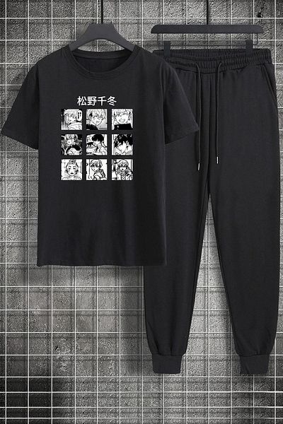 uyguntarz Σετ φόρμας Unisex Ken Kaneki εμπριμέ 2 τεμαχίων