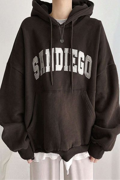 uyguntarz Sandiego bedrucktes Oversize-Sweatshirt