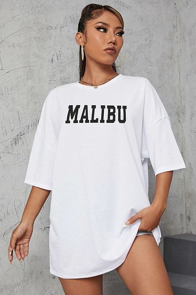 uyguntarz Μπλουζάκι Unisex Malibu Printed Design