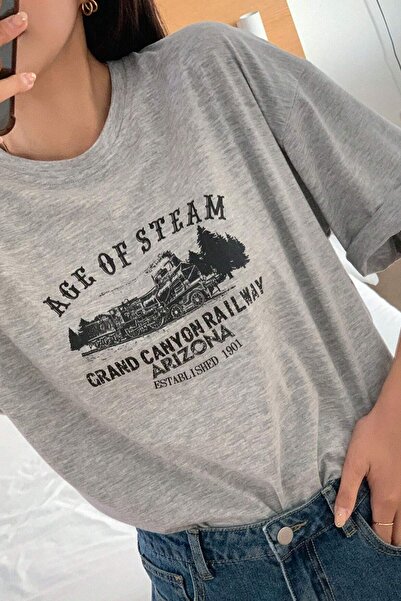 uyguntarz Μπλουζάκι Unisex Age Of Steam Printed Design