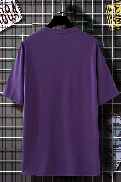 uyguntarz Übergroßes T-Shirt mit „Dreamer“-Print für Herren