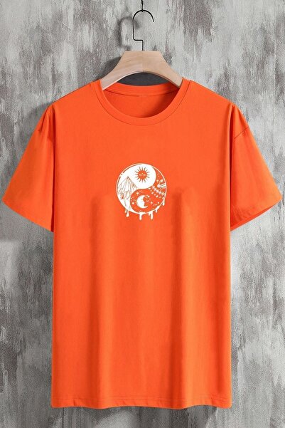 trendypassion Unisex Ying&Yang Design T-Shirt