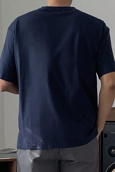 uyguntarz Férfi New York Nyomtatott Oversize póló