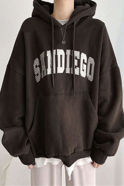 uyguntarz Sandiego bedrucktes Oversize-Sweatshirt
