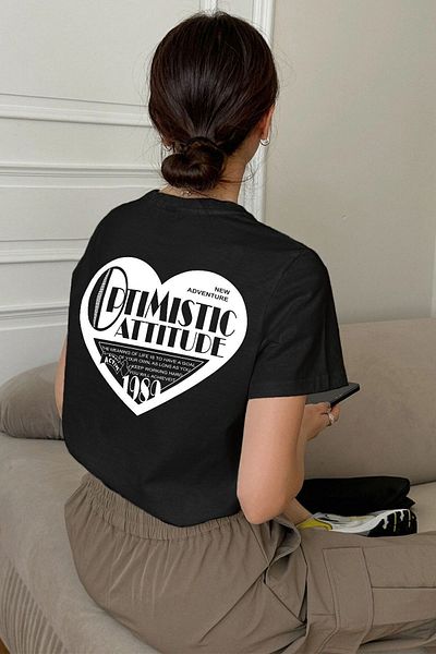 uyguntarz Μπλουζάκι Unisex Optimistic Printed Design