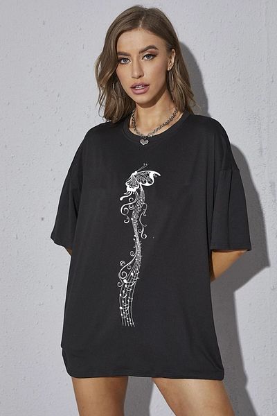 uyguntarz Μπλουζάκι Unisex με μοτίβο πεταλούδας