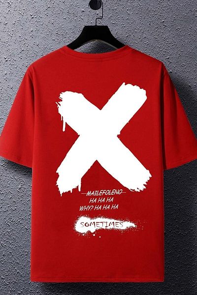uyguntarz Μπλουζάκι Unisex Μερικές φορές Χ εμπριμέ