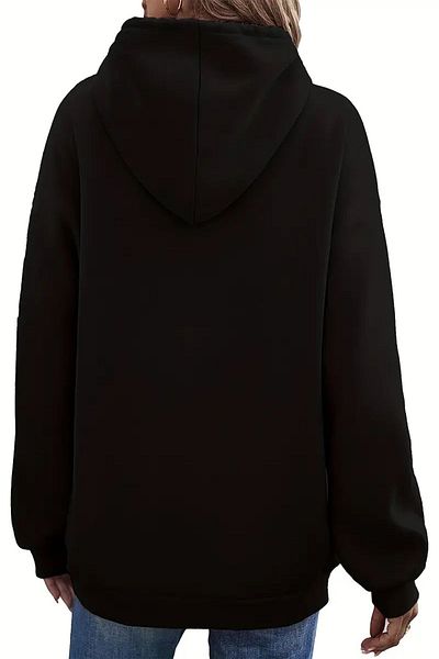 uyguntarz Oversize mikina - perfektně potištěná