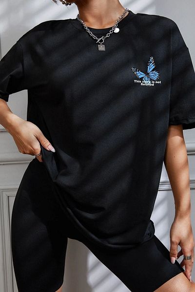 uyguntarz Μπλουζάκι Unisex με σχέδιο πεταλούδας